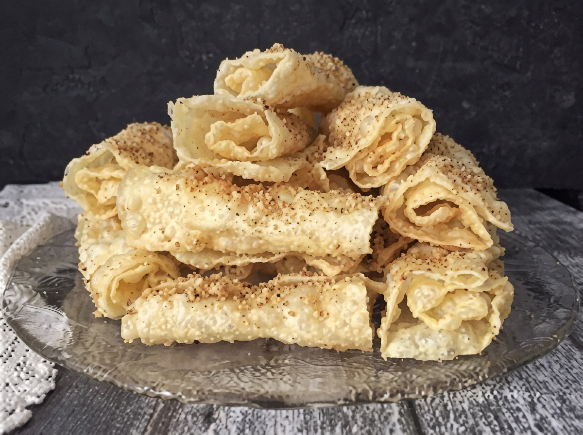 Diples With Honey & Walnuts